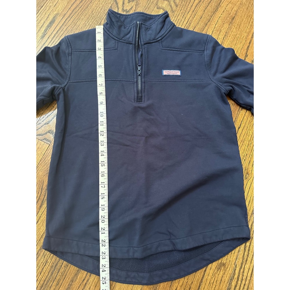 Vineyard Vines Womens The Shep Shirt 1/4 Zip Navy Pullover Top Size Small - Picture 7 of 8